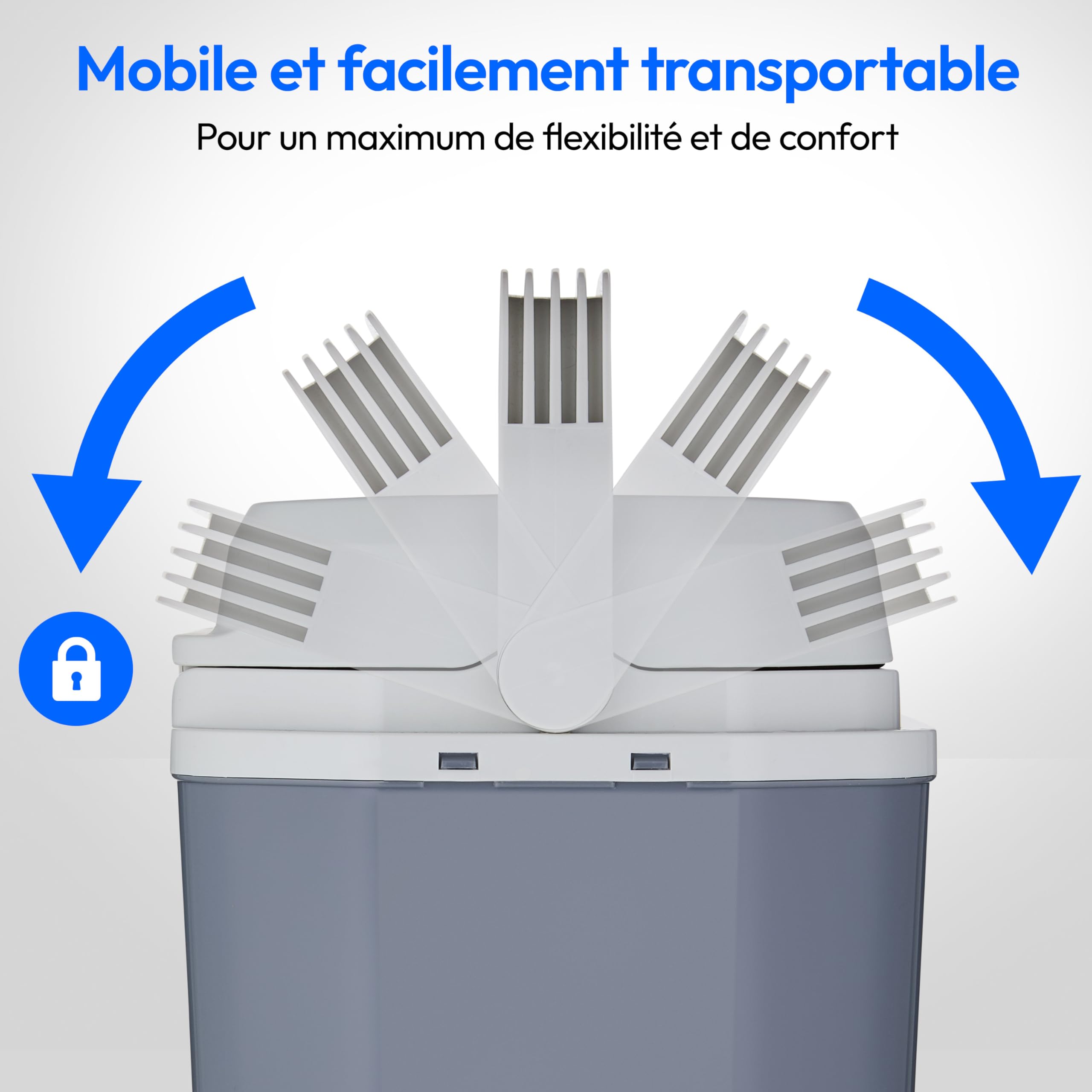 MEDION Glacière mobile 2 en 1 20 L électrique chauffage et refroidissement 230 V 12 V USB