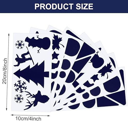 Miniatura 7 de Parche de reparación de 8 hojas de tela autoadhesivo, lavable, kit de parches de reparación para bolsas de ropa, 4 x 8 pulgadas (azul)