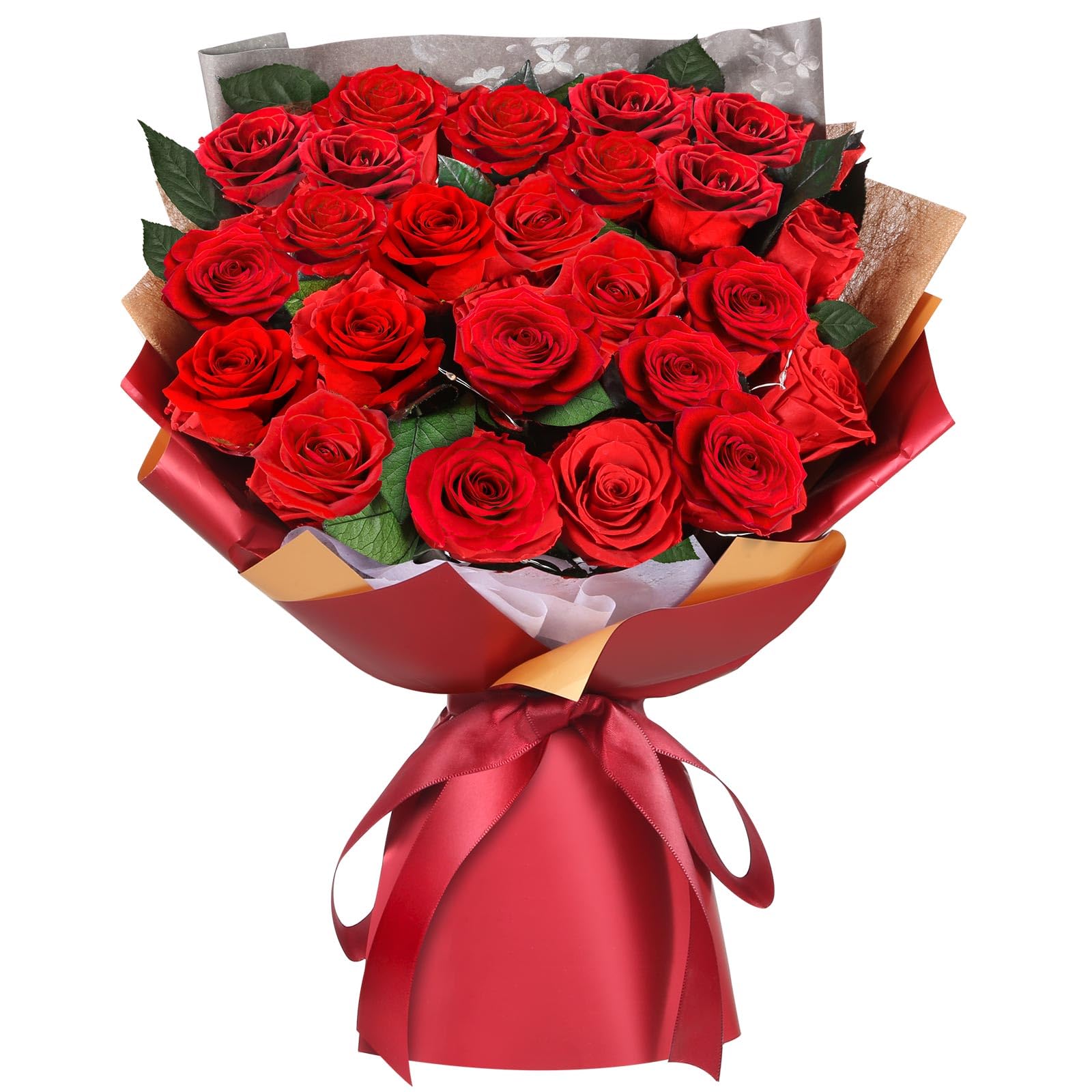 ADDWel 24 Preserved Red Roses Bouquet