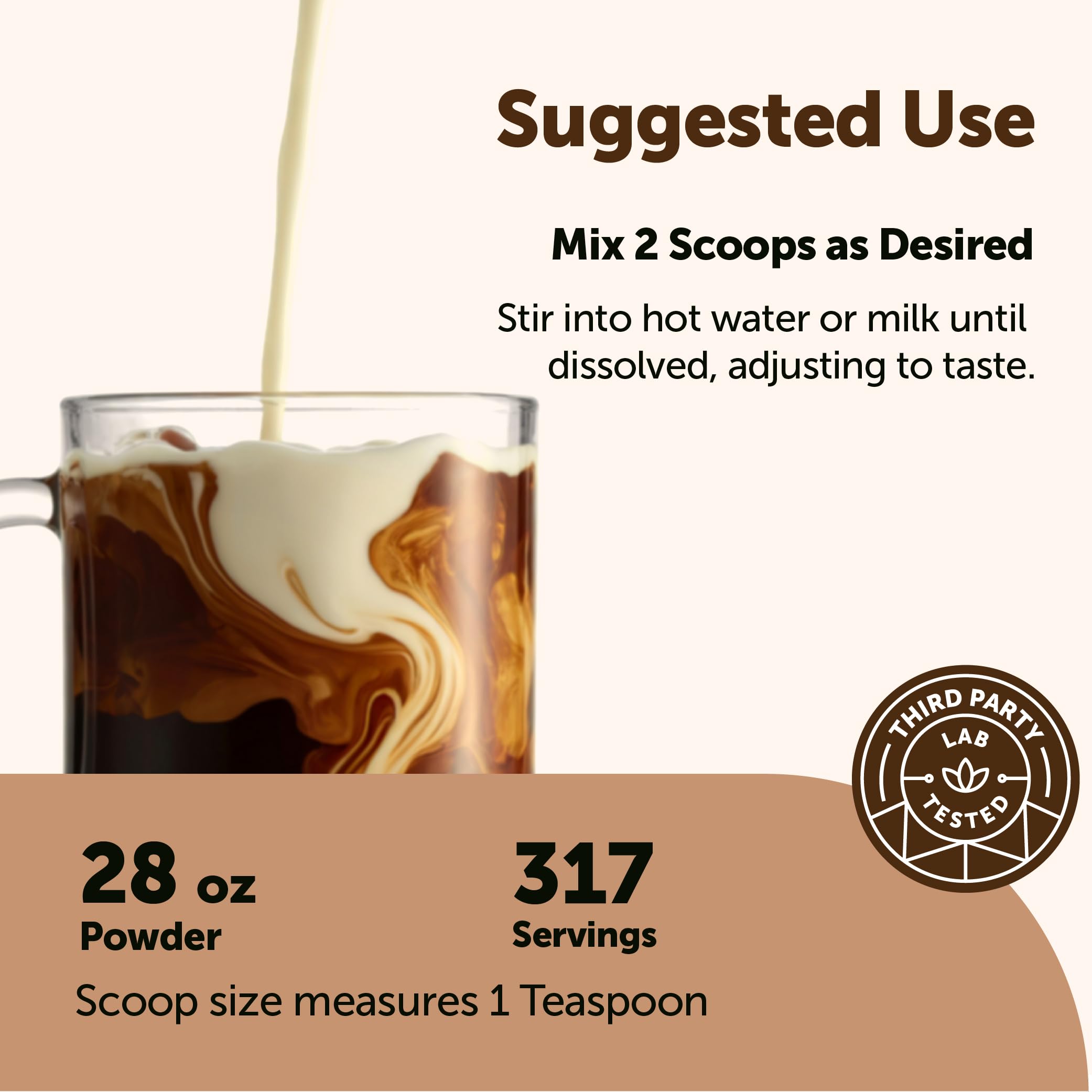 Micro Ingredients Organic Instant 10 in 1 Mushroom Coffee Powder 28 Ounce 317 Servings Premium Arabica Coffee with — view 4