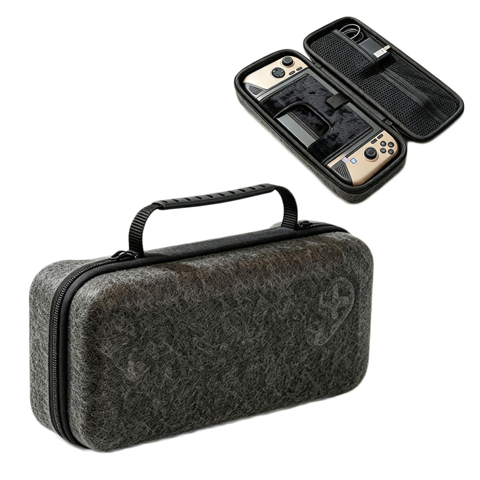 Funda de Transporte para MSI Claw8 Al+ la Consola portátil de Videojuegos Bolsa de Fieltro portátil con protección contra caídas y Organizador de Accesorios