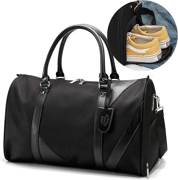 TcIFE Boston Bag, Women's, Men's, Sports Duffel Bag, Garment Bag, Large Capacity, School, Travel Bag, Shoes Storage Bag