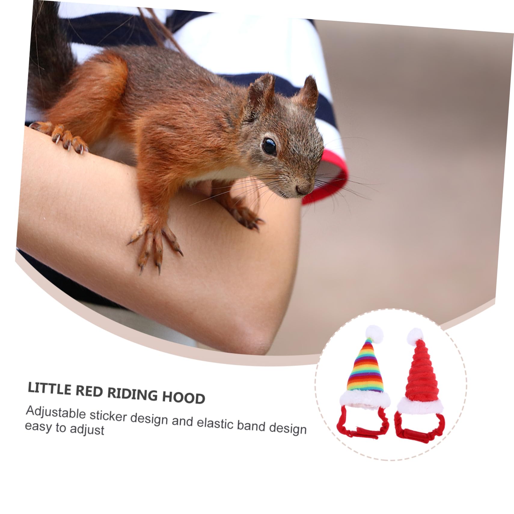 SUPVOX 2pièces Chapeau de Noël Décoratif pour Hamster et Cochon Chapeaux pour Lapin Accessoire de Fête