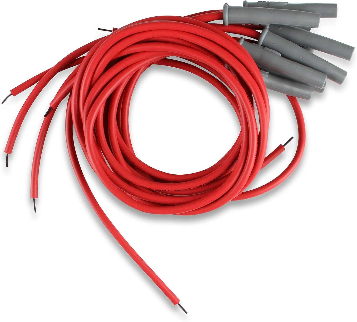 MSD 31199 Super Conductor Spark Plug Wire Set, 8 Cyl Multi-Angle Plug, Socket/HEI