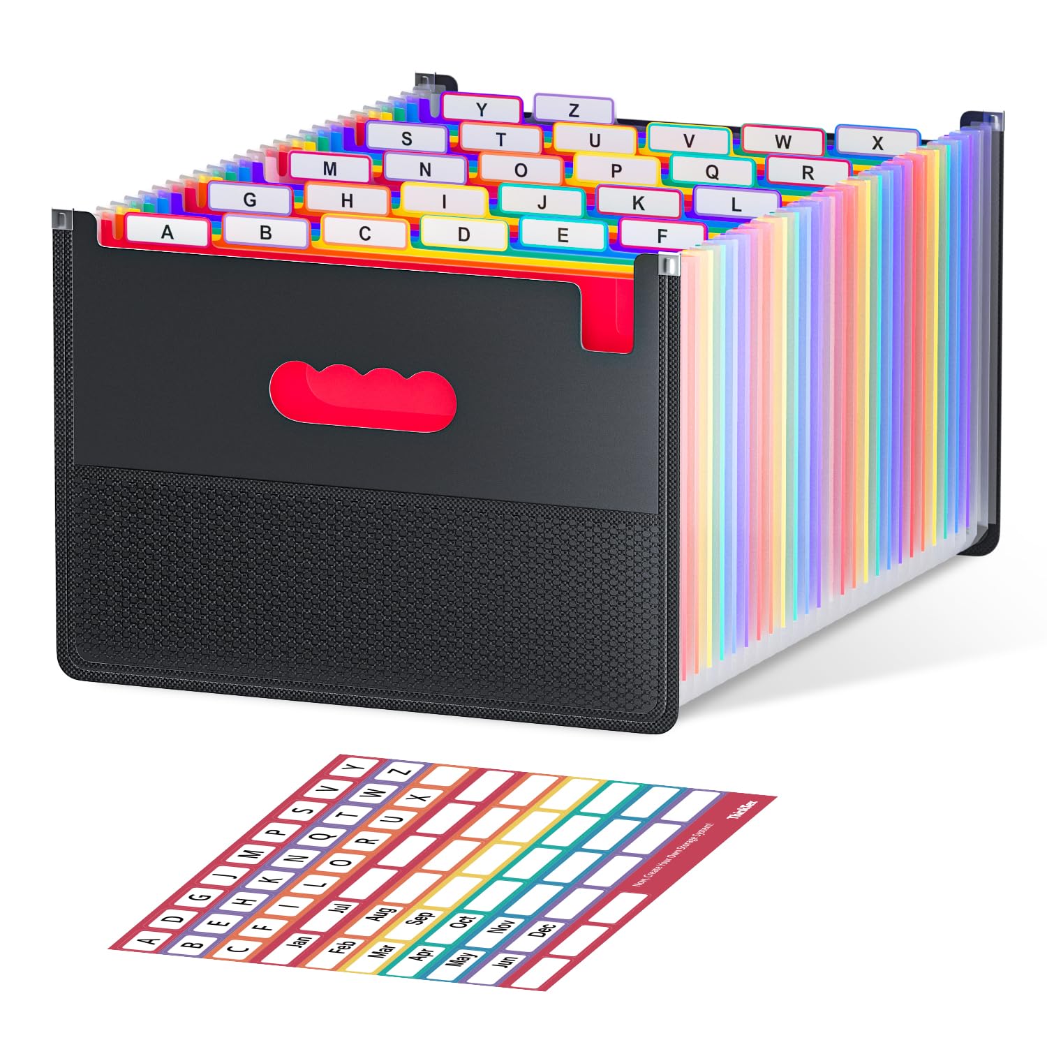 Amazon.com : ThinkTex 26-Pocket Accordion File Organizer, Upright