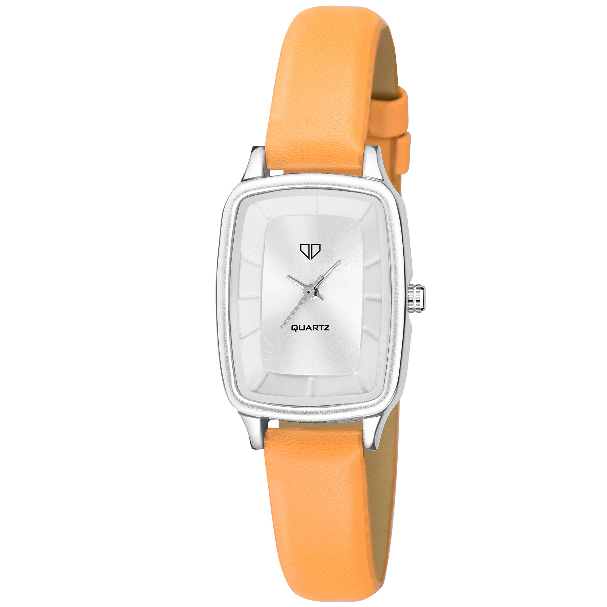 Walrus Silver Dial Analog Womens Wrist Watch | Elegant Orange Vegan Leather Strap | Professional & Casual Use- Watch for Women for Gift | 36mm (B083VWKF9Z) Amazon Price History, Amazon Price Tracker