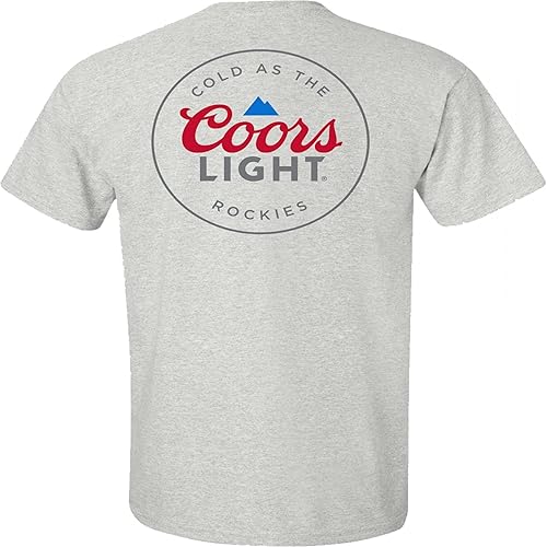 Miniatura 2 de Coors Light Mountain - Camiseta gris con logotipo en la parte trasera