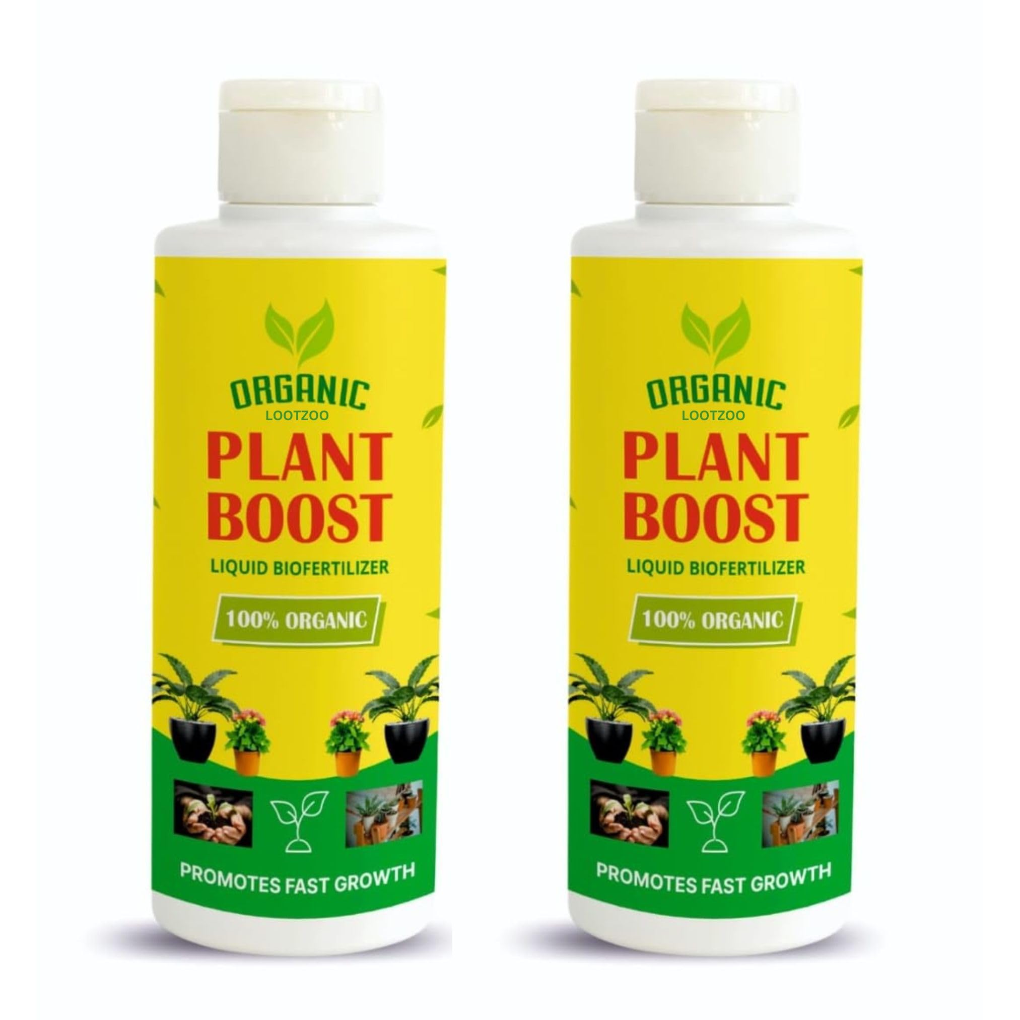 LOOTZOO Plant Boost Liquid Biofertilizer for All Crops, Organic, Pack of 2, (Each 100ml | Total=200ml) (B0DG332ZKB) Amazon Price History, Amazon Price Tracker