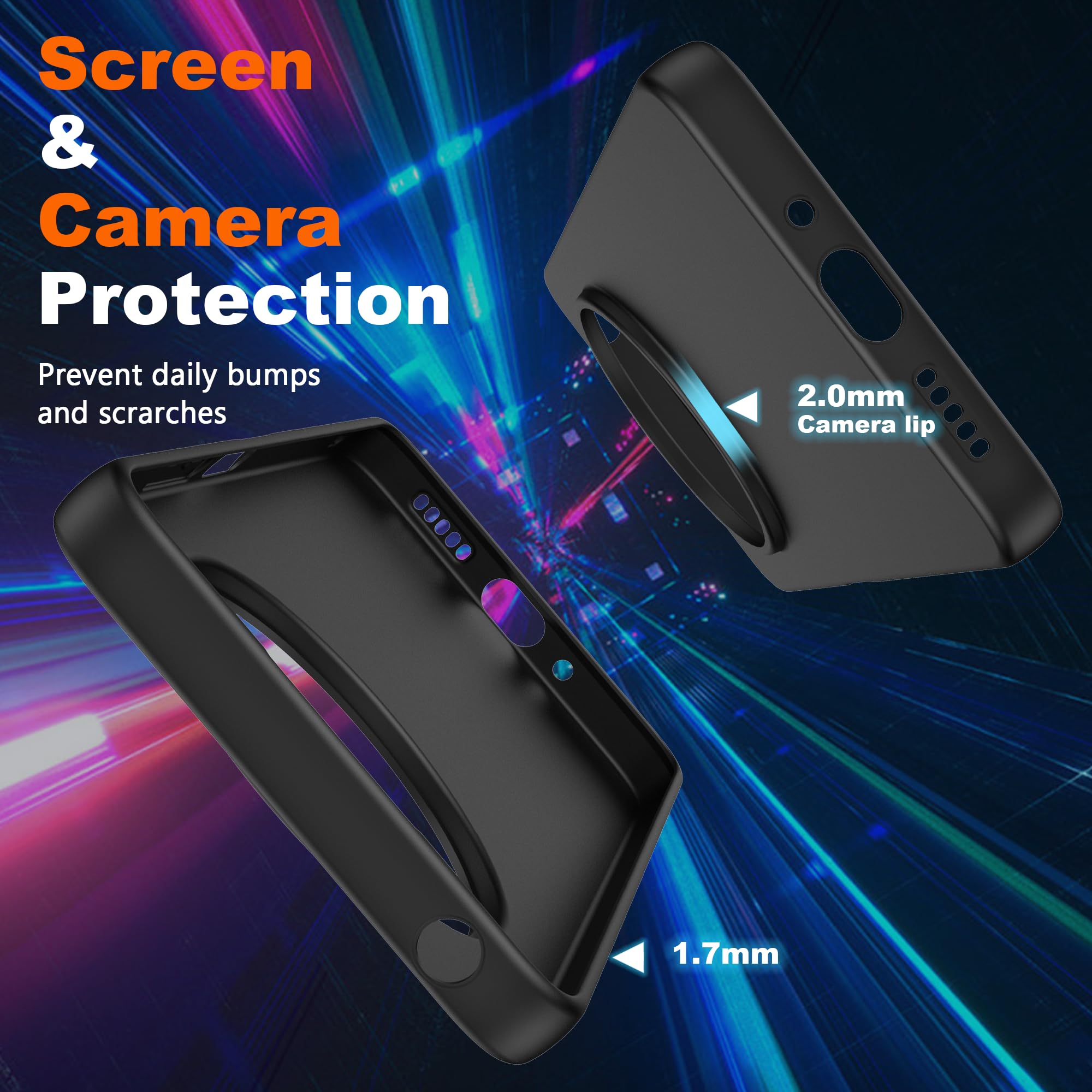 Cover Per Xiaomi Poco F4 GT, Custodia Sottile Con Retro In Vetro Temperato 9H E Bordo In TPU. Protezione Antiurto E Trasparente. (Modello Laureato)