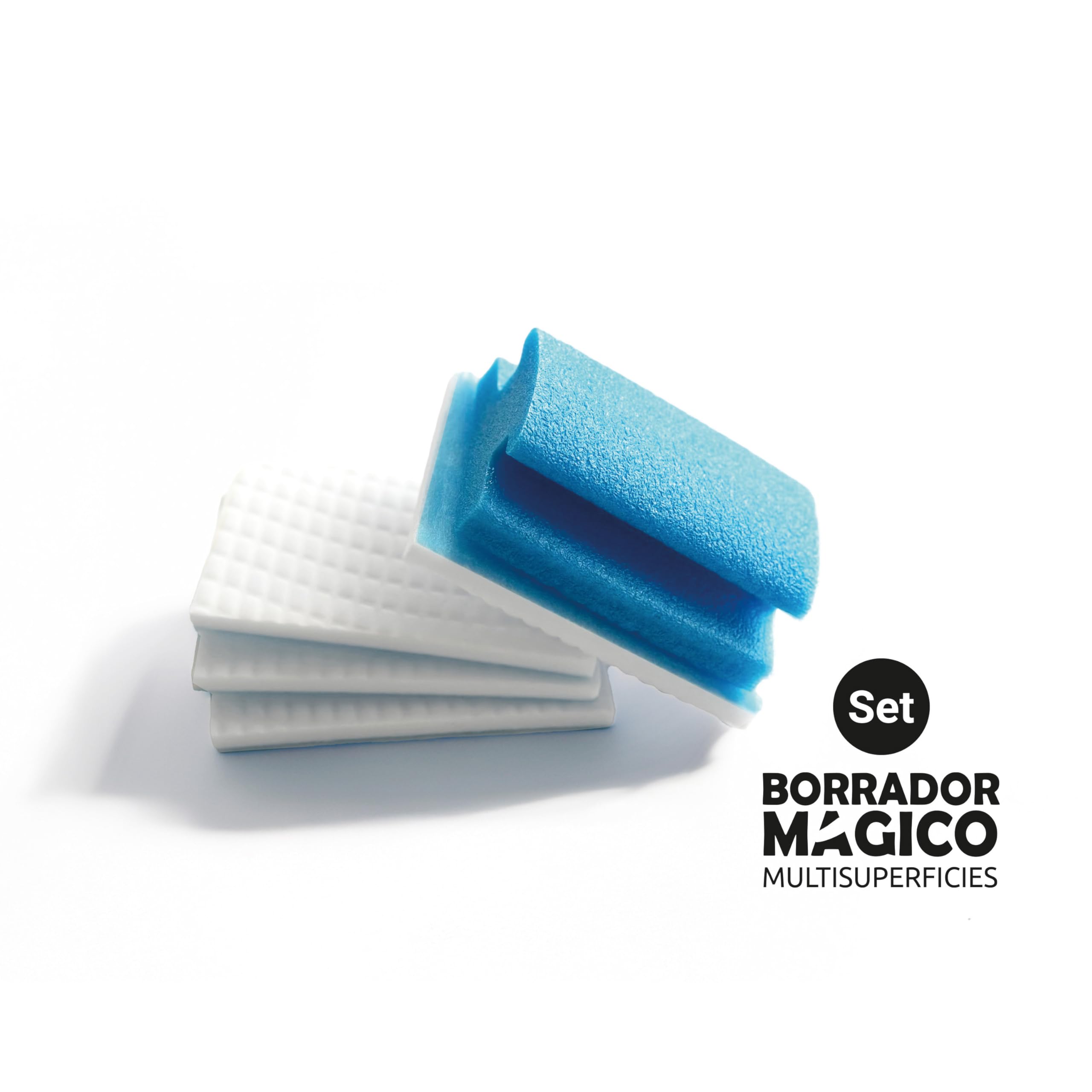 Pamex - Borrador Melamina Magico Mango + 4 Recambios - 24 Unidades