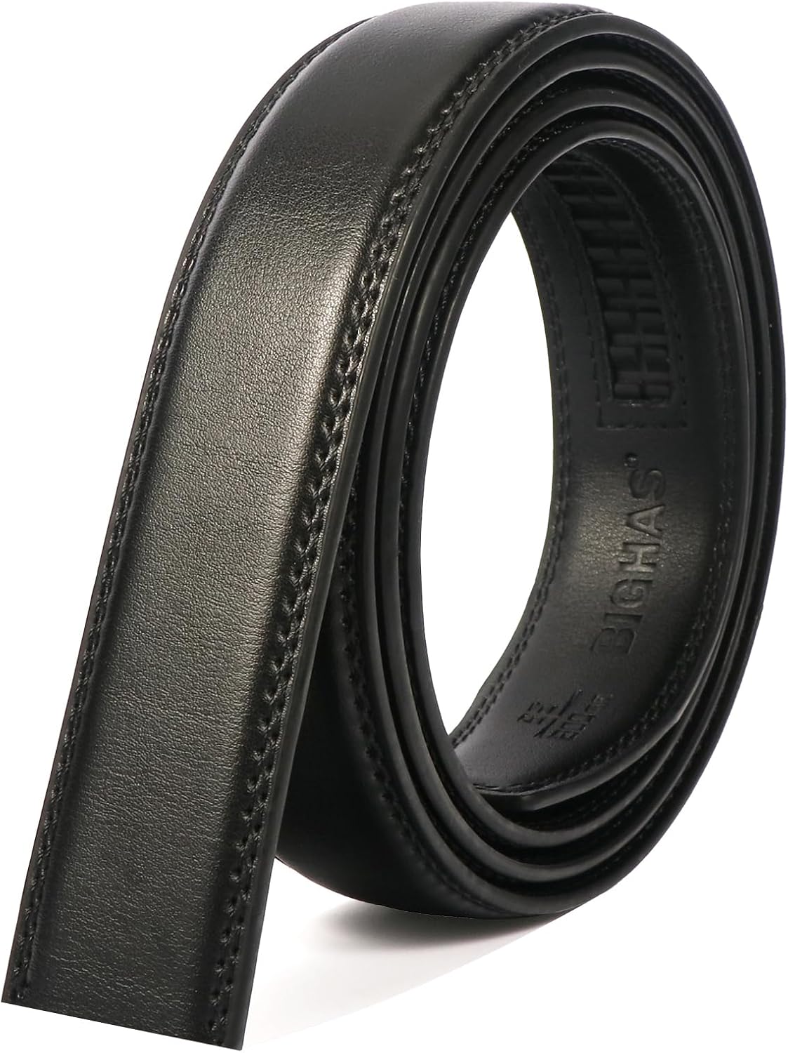 Amazon | [BIGHAS] ベルト メンズ 幅3cm オートロック式 ビジネス 紳士
