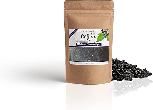 Miniatura 1 de Saúco, Sambucus Nigra, perfecto para té y jarabes (1 libra)