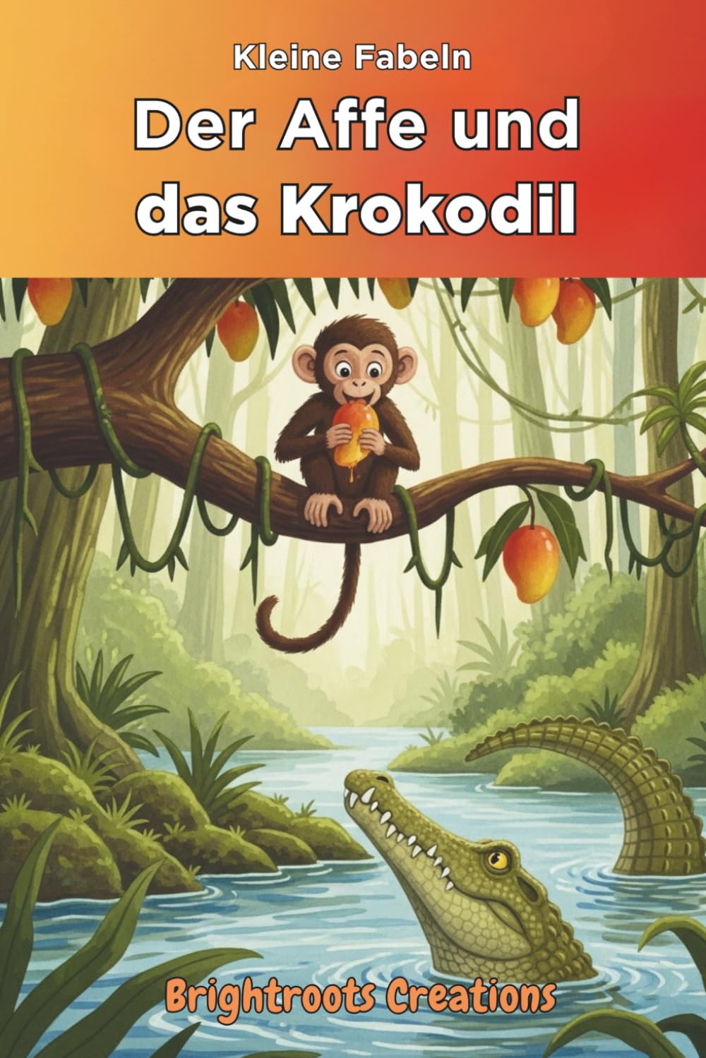 Der Affe und das Krokodil: The Monkey and the Crocodile Classic Tale in German (Kleine Fabeln)