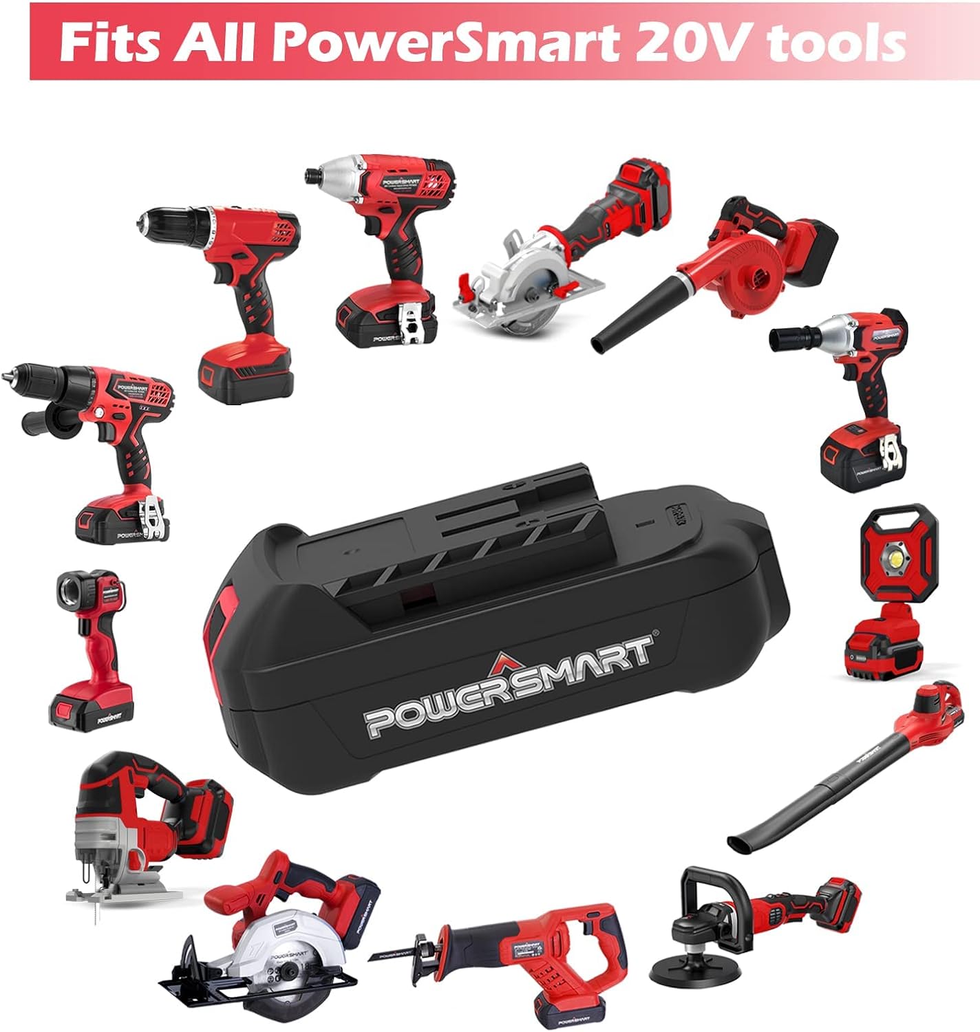 Bеѕt Dеаl Prоduсt Cordless Circular Saw, PowerSmart 20V 5-1/2 Inch Circular Saw with 1.5Ah Battery and Fast Charger, 3800RPM, Max Cutting Depth 1-5/8”(90°), 1-7/16”(45°)