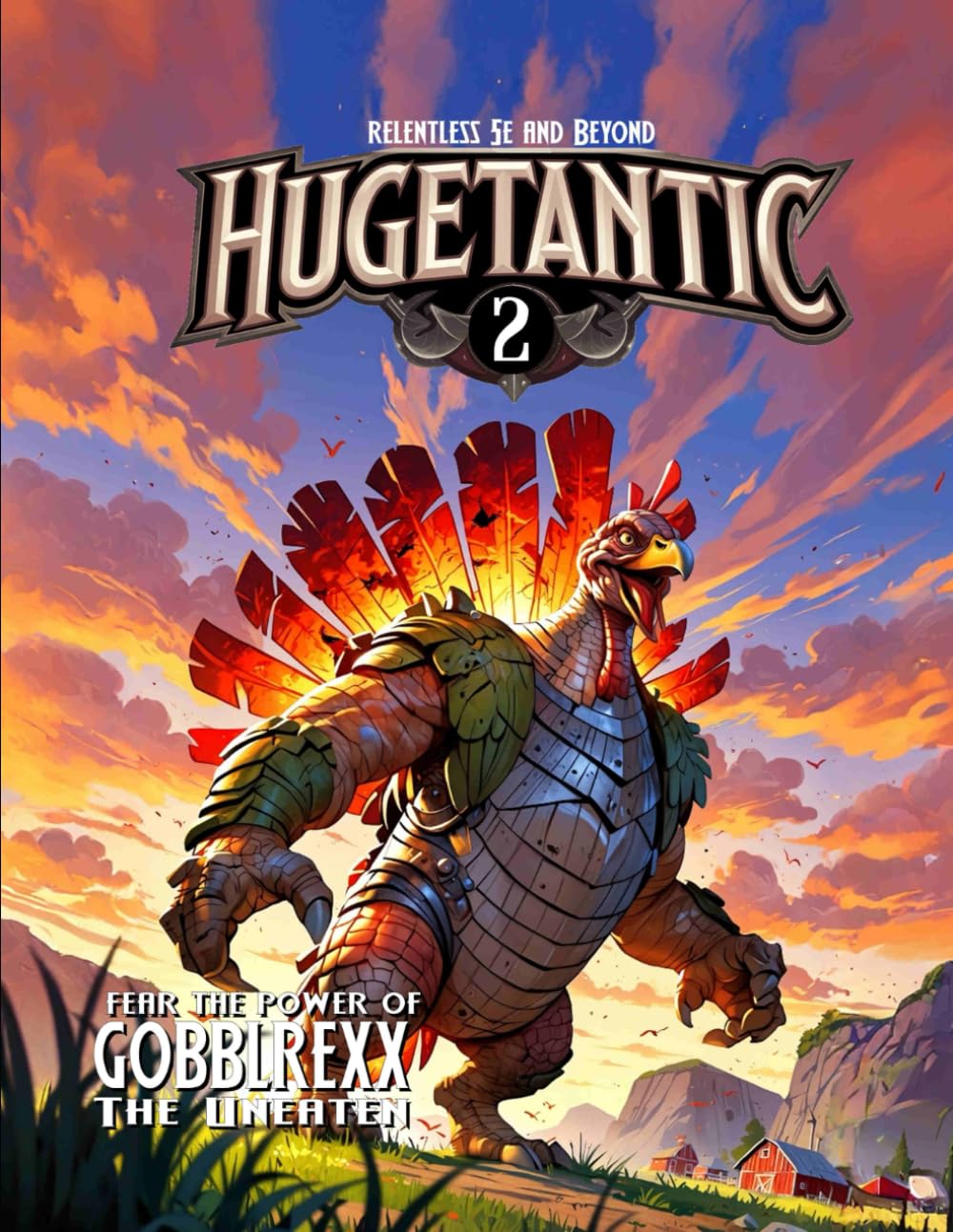 Hugetantic 2: Dungeons and Daikaiju (Relentless Fiction Dnd 5e compatable supplements.)