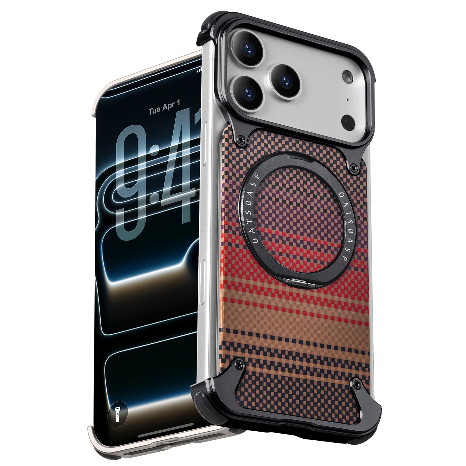 Amazon.com: OATSBASF Frameless Case for iPhone 17 Pro Max, Sleek