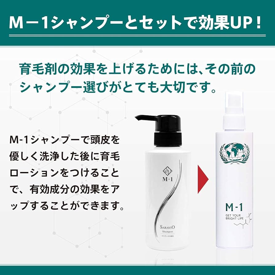 Amazon | [ 医薬部外品 ] M-1 育毛ローション | サラビオ