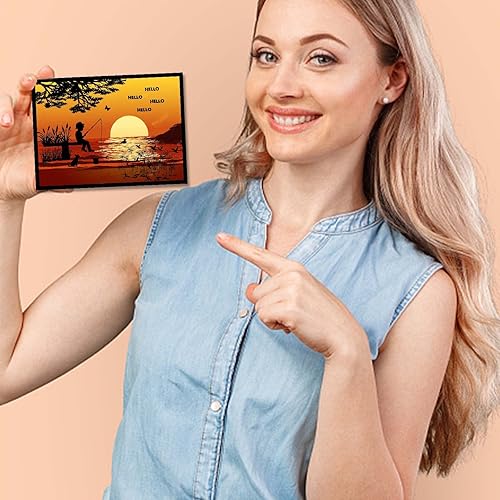 Miniatura 6 de CRASPIRE Sellos transparentes de pesca para hacer tarjetas, decoración de álbumes de recortes, sello de goma de silicona para tarjetas de