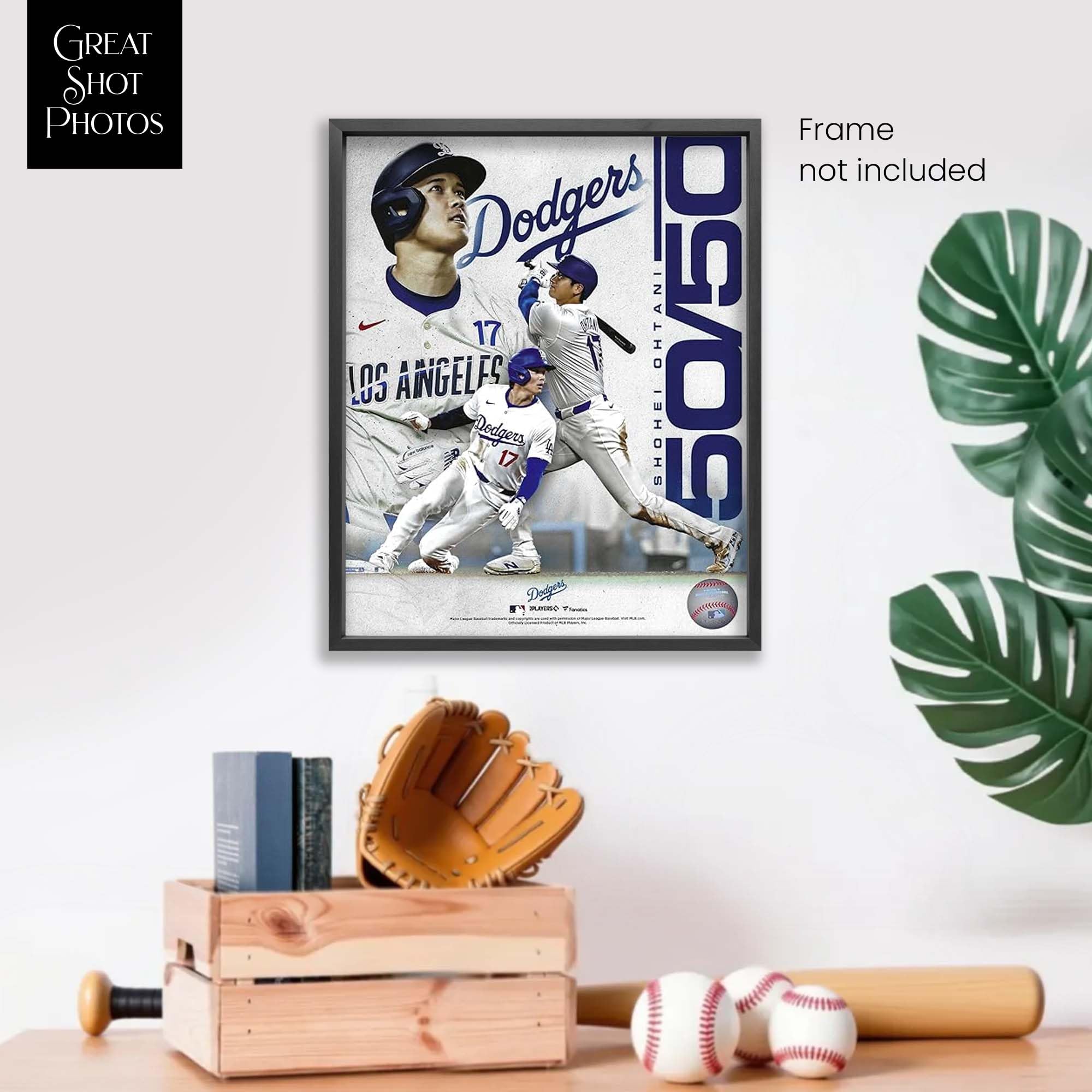 Los Angeles Dodgers Shohei Ohtani 50/50 Photo Collage, 8x10