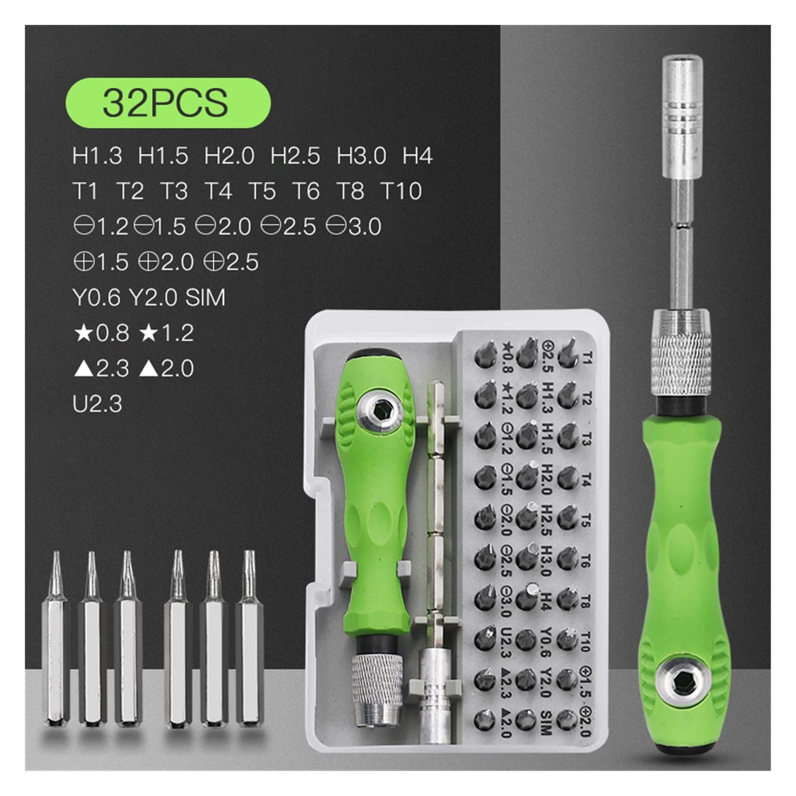 Kit de Tournevis de précision avec Embouts hexagonaux magnétiques, Outils Professionnels pour la réparation de téléphones Portables