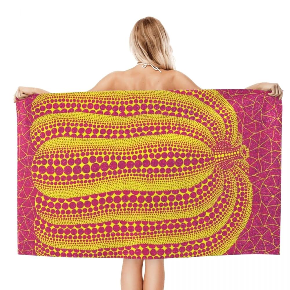 草間彌生のビーチタオル ビーチタオル (WOWプロジェクト)Beach Towel (WOW project)|草間