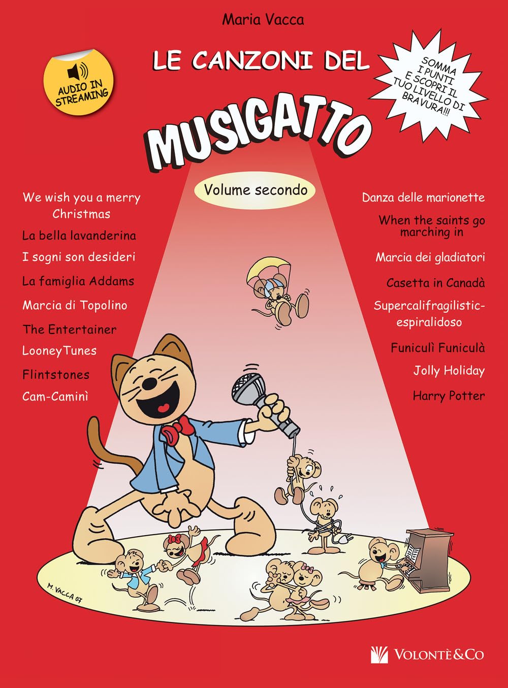 Le Canzoni del Musigatto - Vol. 2 - Vocal - BOOK+CD