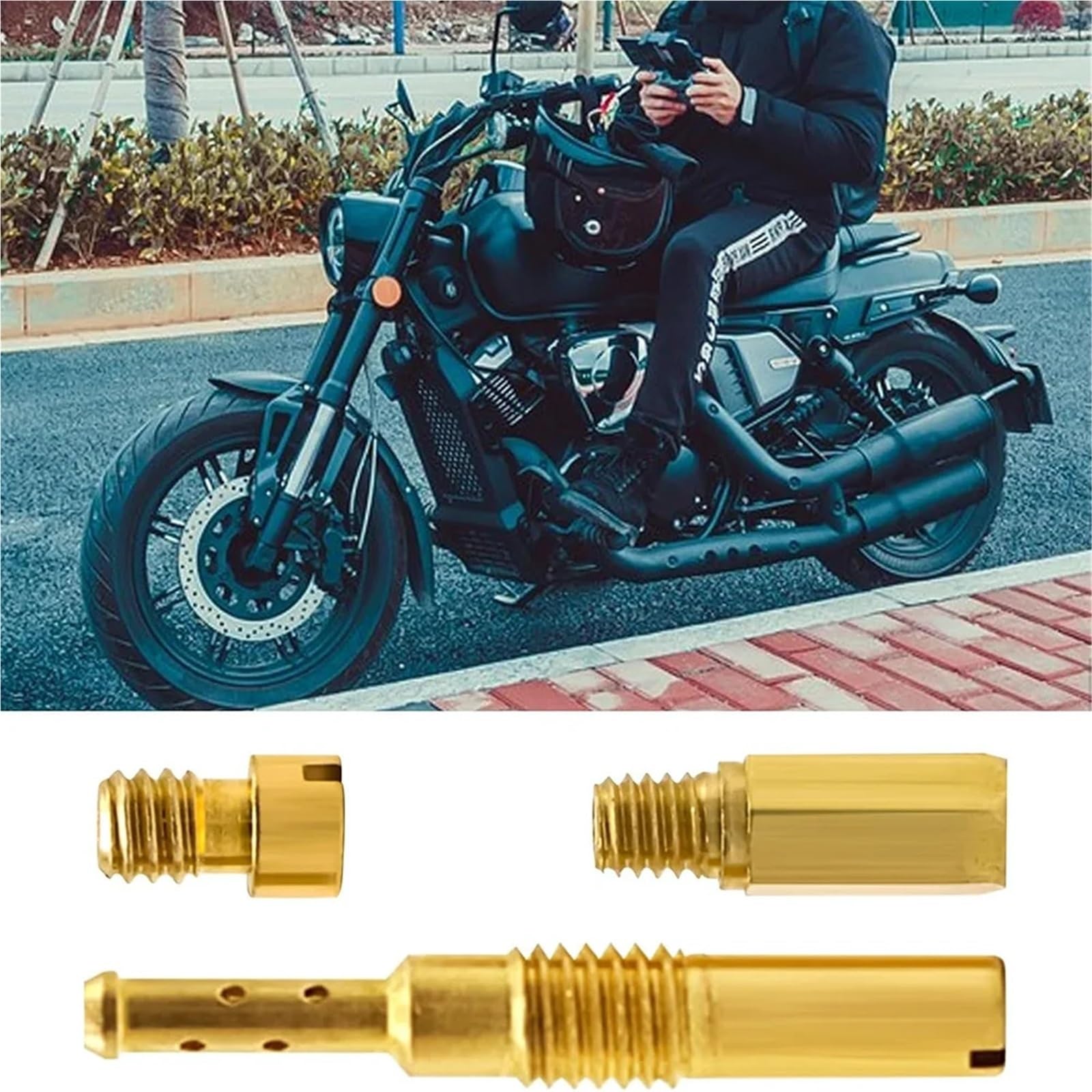 Zestaw dysz głównych gaźnika 40 i 120 szt., w tym dysza pilota wolnego do gaźnika PWK CVK PE Keihin OKO KOSO Polini Gaźniki motocyklowe Gaźnik motocyklowy(120PCS)