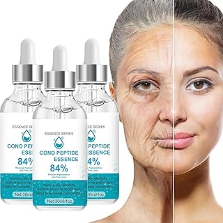 Botox Face Serum uk, Duplicate Cono Peptide Essence 84%, Botox in a Bottle Instant Face Tightening for Face Fade Fine Lines, Boost Skin Collagen Anti Aging Serum for All Skin Type (3Pcs)