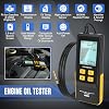 Engine Oil Tester Gasoline & Diesel Engine Oil Quality Tester Analyzer Detector High-precision Car Engine Oil Diagnostic Tool with 800MM Flexible Probe,Identifier&Sound Prompt, 2.8in Backlight Display