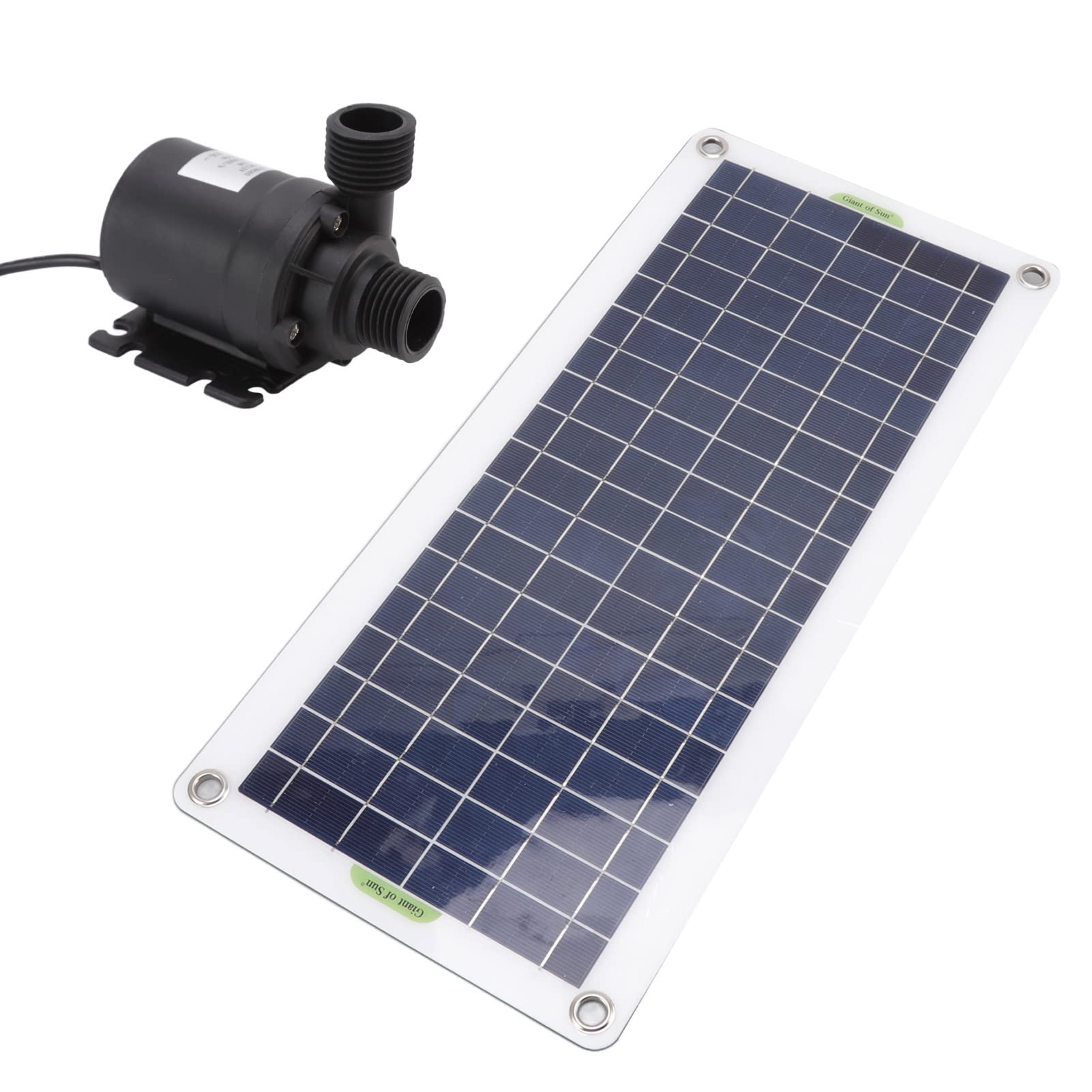 Kit di pompa dell'acqua a energia solare, 30 W, con pannello solare in polisilicio, per fontane, laghetti, giardini idroponici