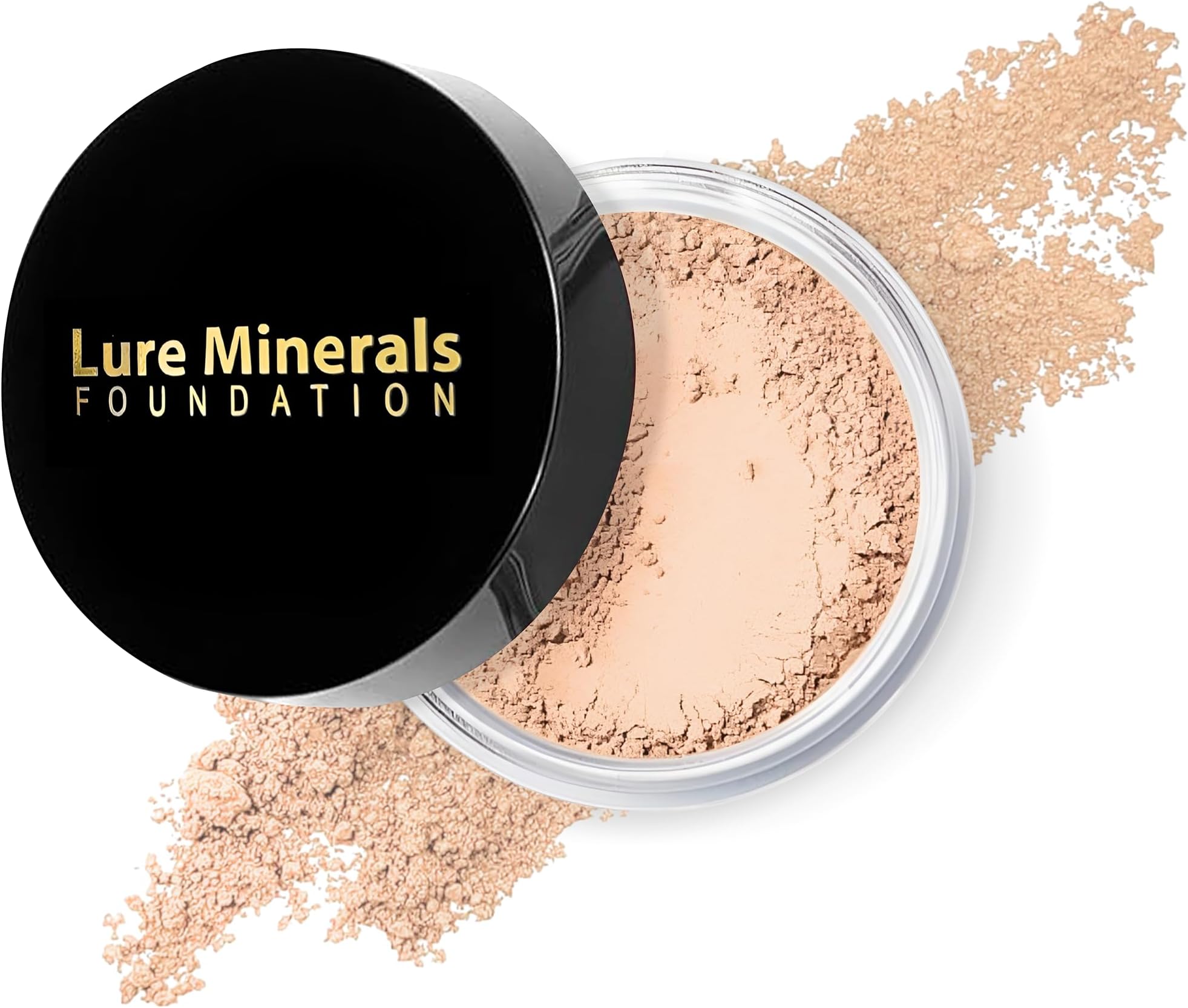 Foundation Loose Powder 8g Sifter Jar- Choose Color,free of Harmful Ingredients (Compare to Bare Minerals (Fairly Light -Matte 8 grams)