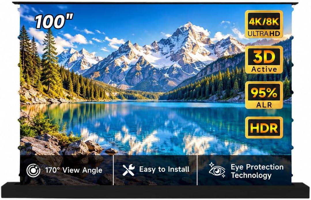 IN&VI 100″ Motorized...