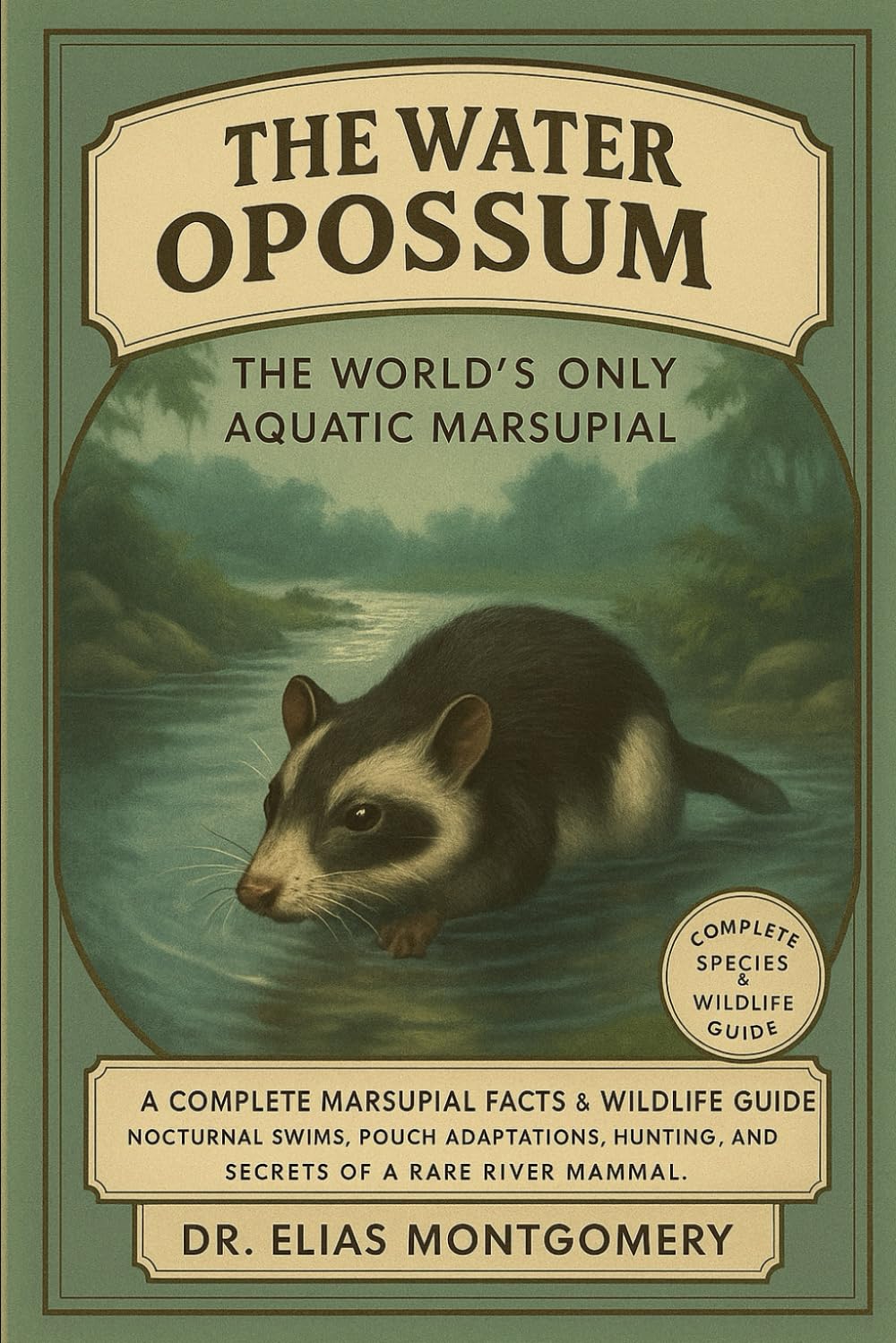 The Water Opossum: The World’s Only Aquatic Marsupial: A Complete Marsupial Facts & Wildlife Guide – Nocturnal Swims, Pouch Adaptations, Hunting, and Secrets of a Rare River Mammal