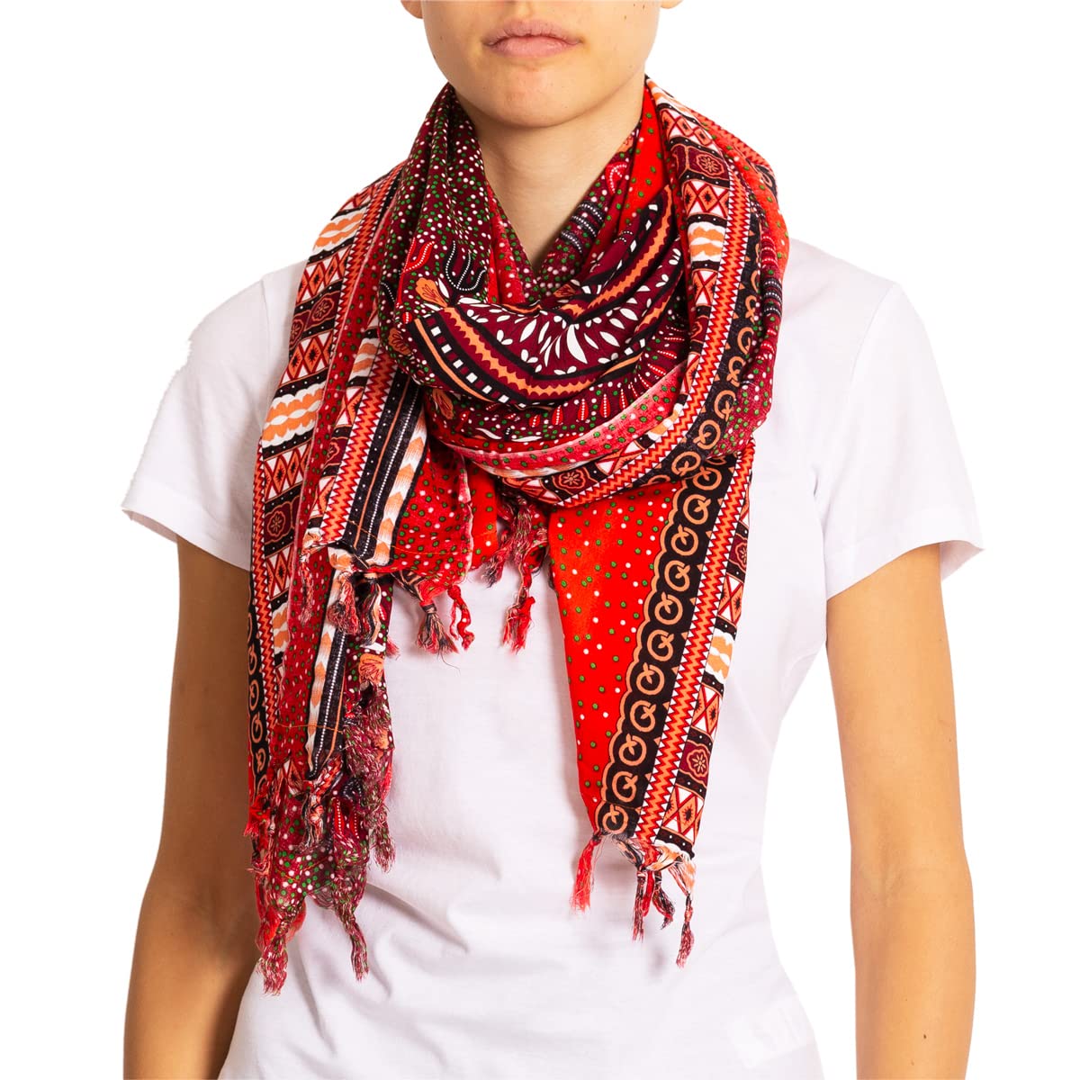 PANASIAM Pareo - L-XXL Pareo Maoi - Copricostume - Donna & Uomo | Sarong, morbida viscosa, come leggera gonna da spiaggia, abito a portafoglio, pareo mare, stampa dai colori resistenti