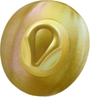 Sombrero de fiesta, pequeño sombrero de copa para decoración de fiestas, sombrero occidental de color a la moda para decoración de horquilla hecha a mano, Amarillo sinfonía, 5-8