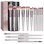 BS-MALL Makeup Brush Set 18 Pcs Premium Synthetic Foundation Powder Concealers Eye shadows Blush Makeup Brushes with black case