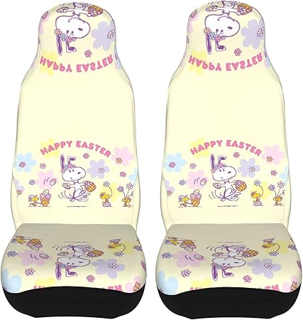 Amazon スヌーピー Snoopy 車 シートカバー カーシートカバー ２枚セット 車 シート カバー カー用品 ユニバーサル 自動車 軽自動車 普通車 Suvトラック 前席 運転席 助手席 座席 シートカバー2個 防汚 取り付け簡単 おしゃれ 洗える シートカバー 車 バイク
