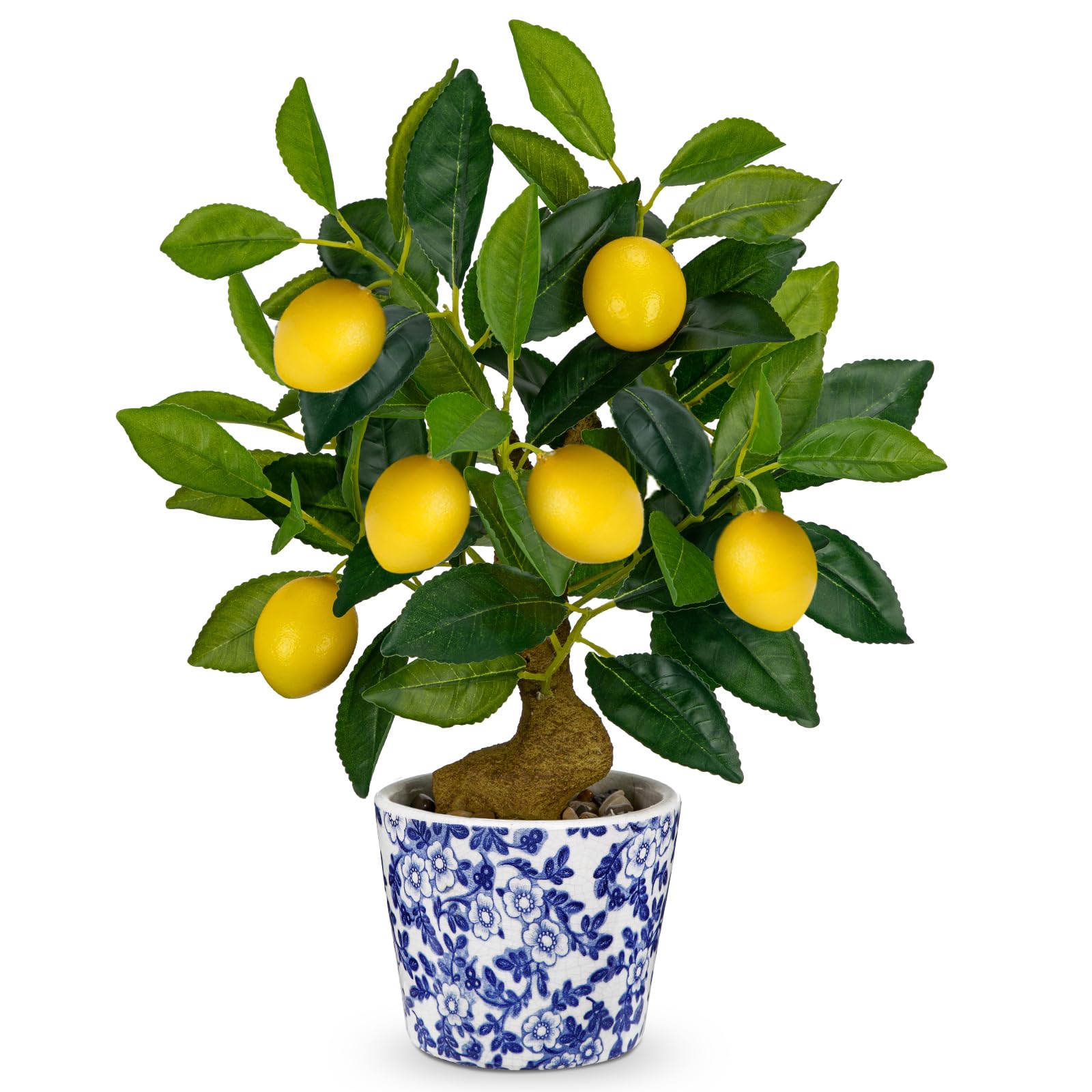 Oairse Artificial Potted Lemon Tree