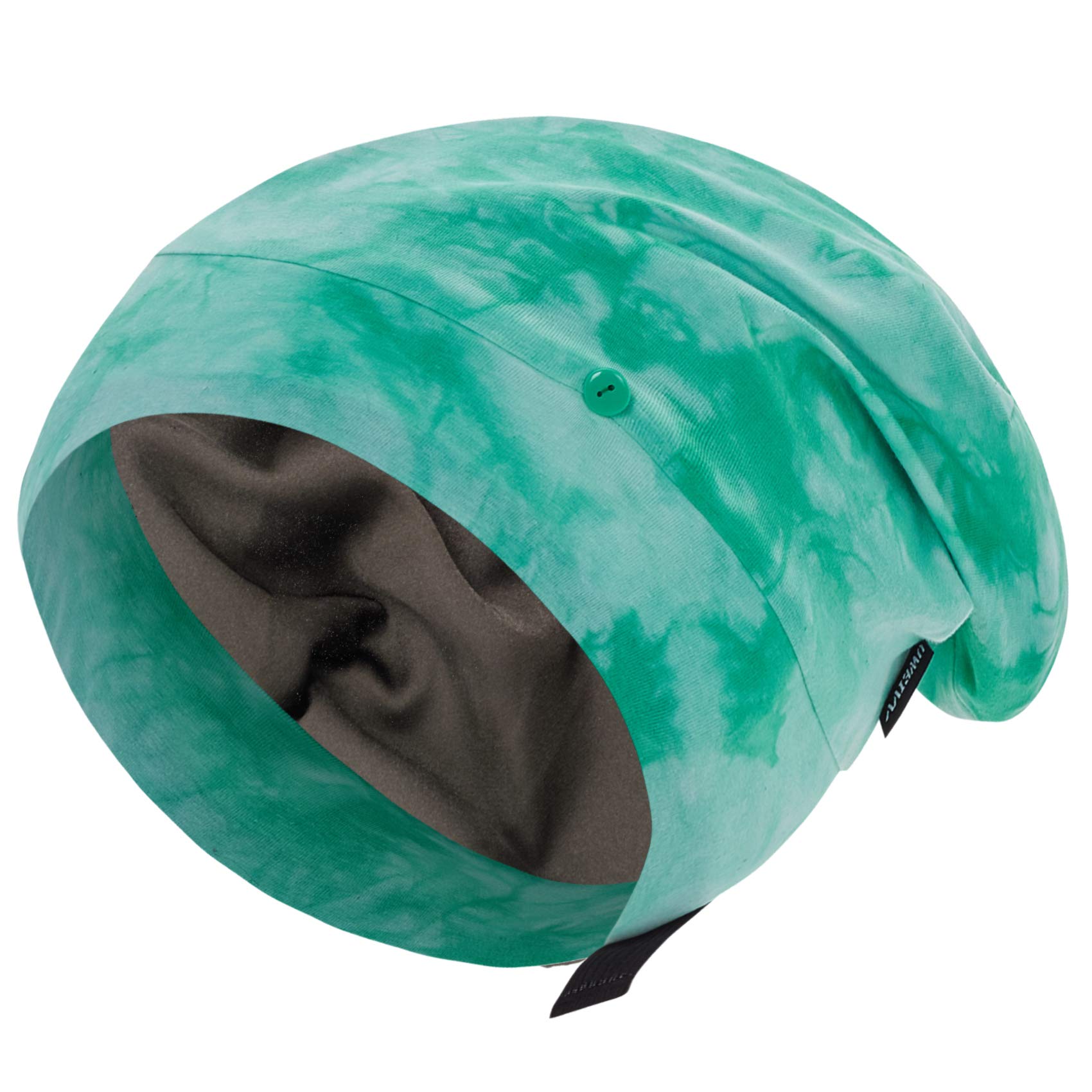 Satin Silky Lined Sleep Bonnet For Curly Frizz Hair Large Adjustable Night Cap Women Night Hats With Button