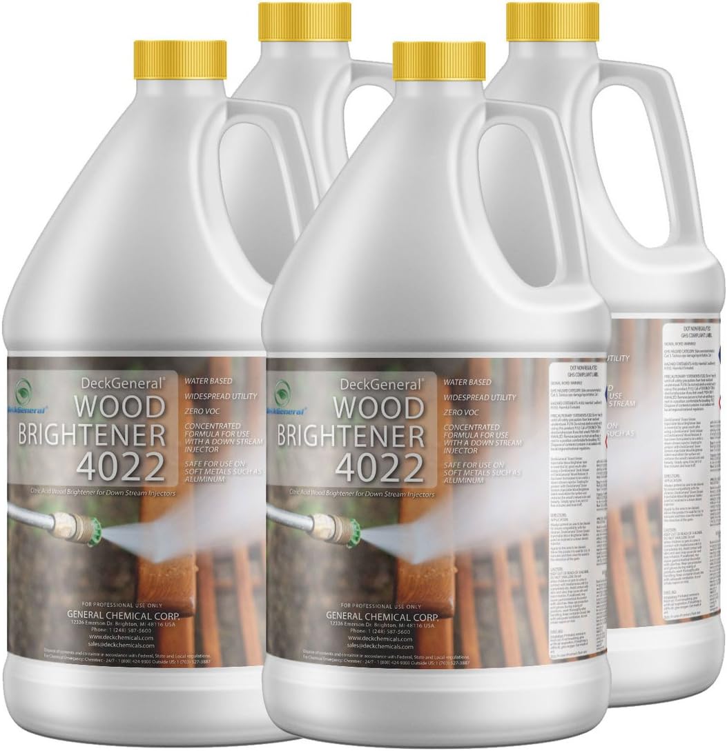 Wood Brightener 4022 by DeckGeneral | Deck Cleaner