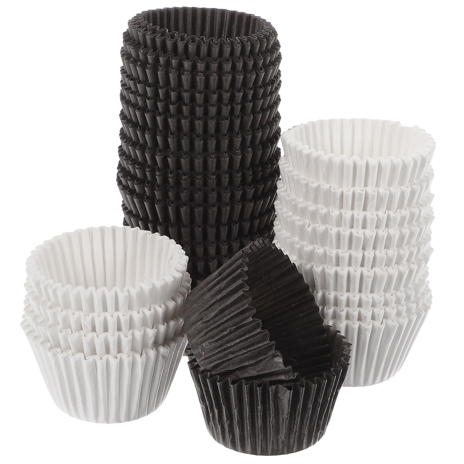 Baluue 1000 Capacillos para Cupcakes Grandes Papel Antigrasa Moldes para Hornear Muffins y Postres Colores y Café Ideales para Fiestas Showers y Repostería Casera