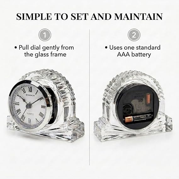 Godinger Shannon Mantle Clock, Small