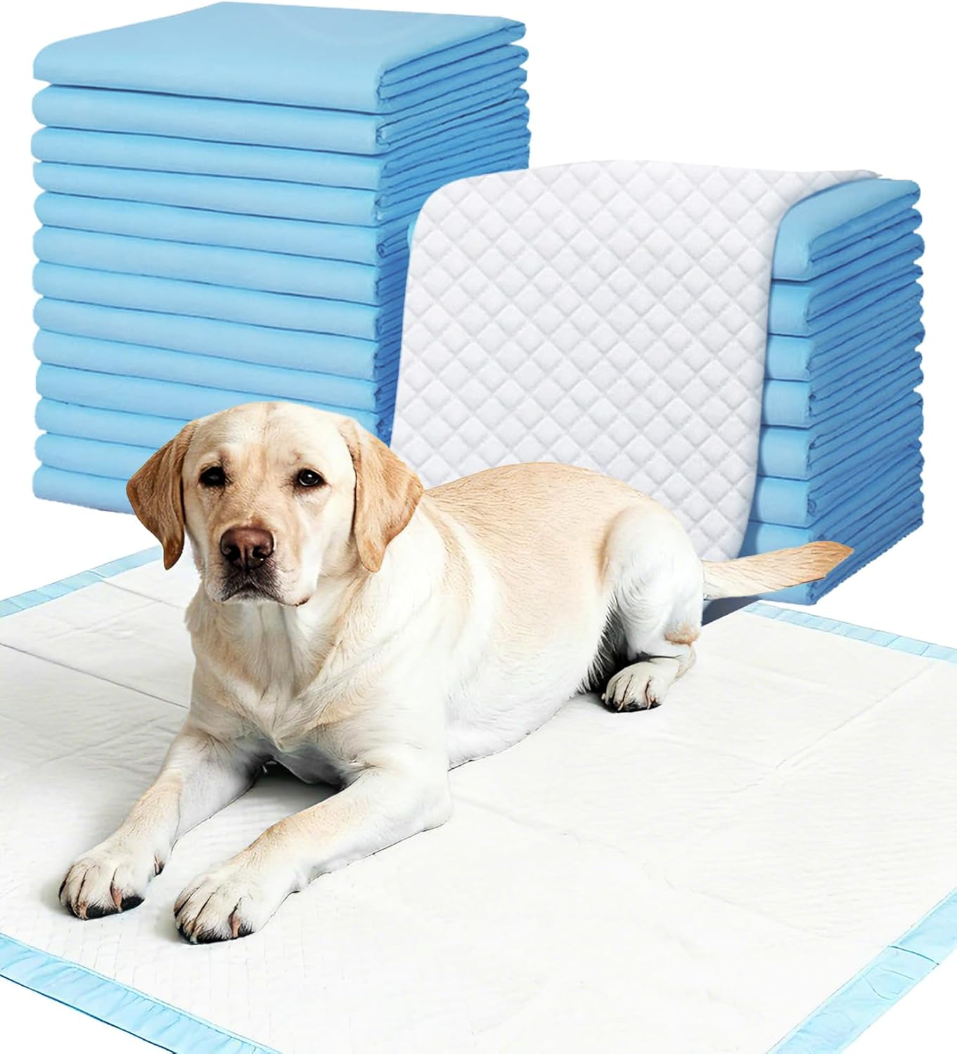 Puppy Pee Pads XL Pee Pads for Dog 32*36 Inch 40 Count Disposable Thicken Pet Training Pads for Doggie Rabbits Ultra Absorbent Quick-Dry Leakproof