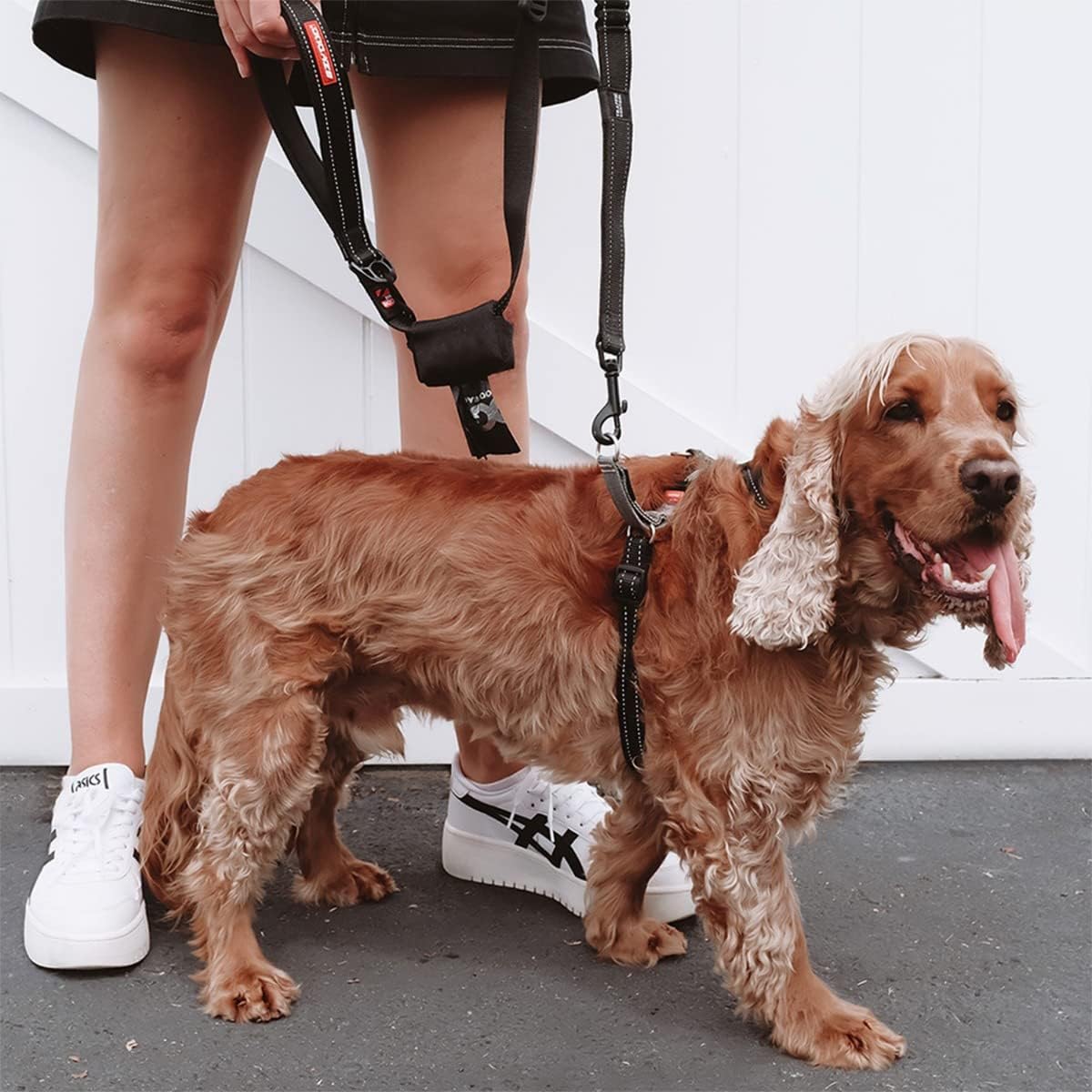 EzyDog Crosscheck No Pull Dog Training Harness – 2-in-1 Escape Proof Reflective Dog Harness for Easy Controlled Walks (XL, Red)