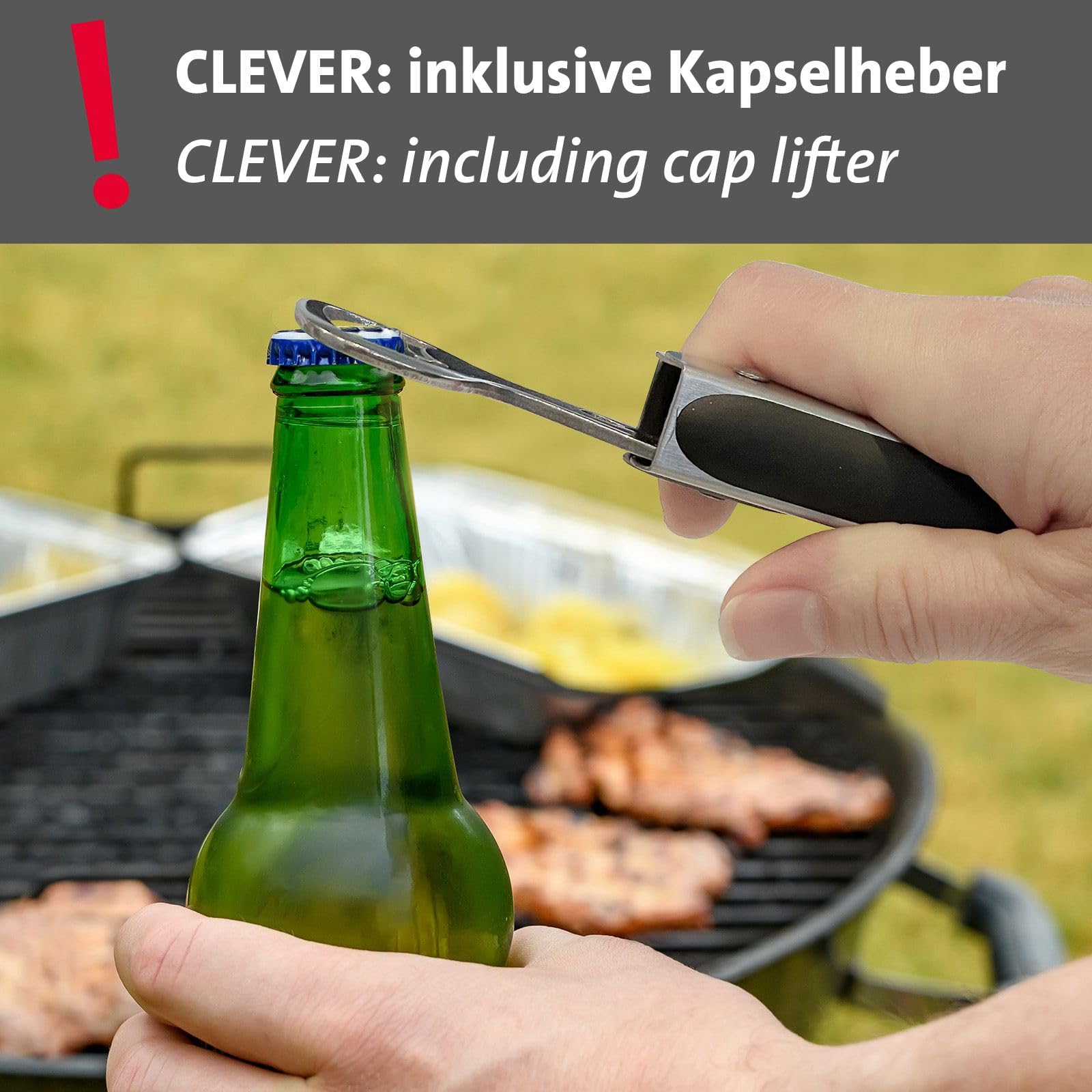 Pinza Per Grigliare Westmark 35cm - Acciaio Inox, Impugnature Gommate, Per Barbecue E Servire - Foto 6