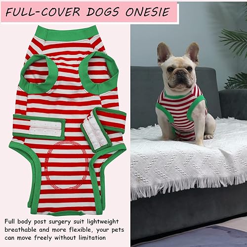 Miniatura 3 de Caslfuca Traje de recuperación de cirugía para perros  Después de la esterilización, heridas abdominales después de la recuperación quirúrgica,