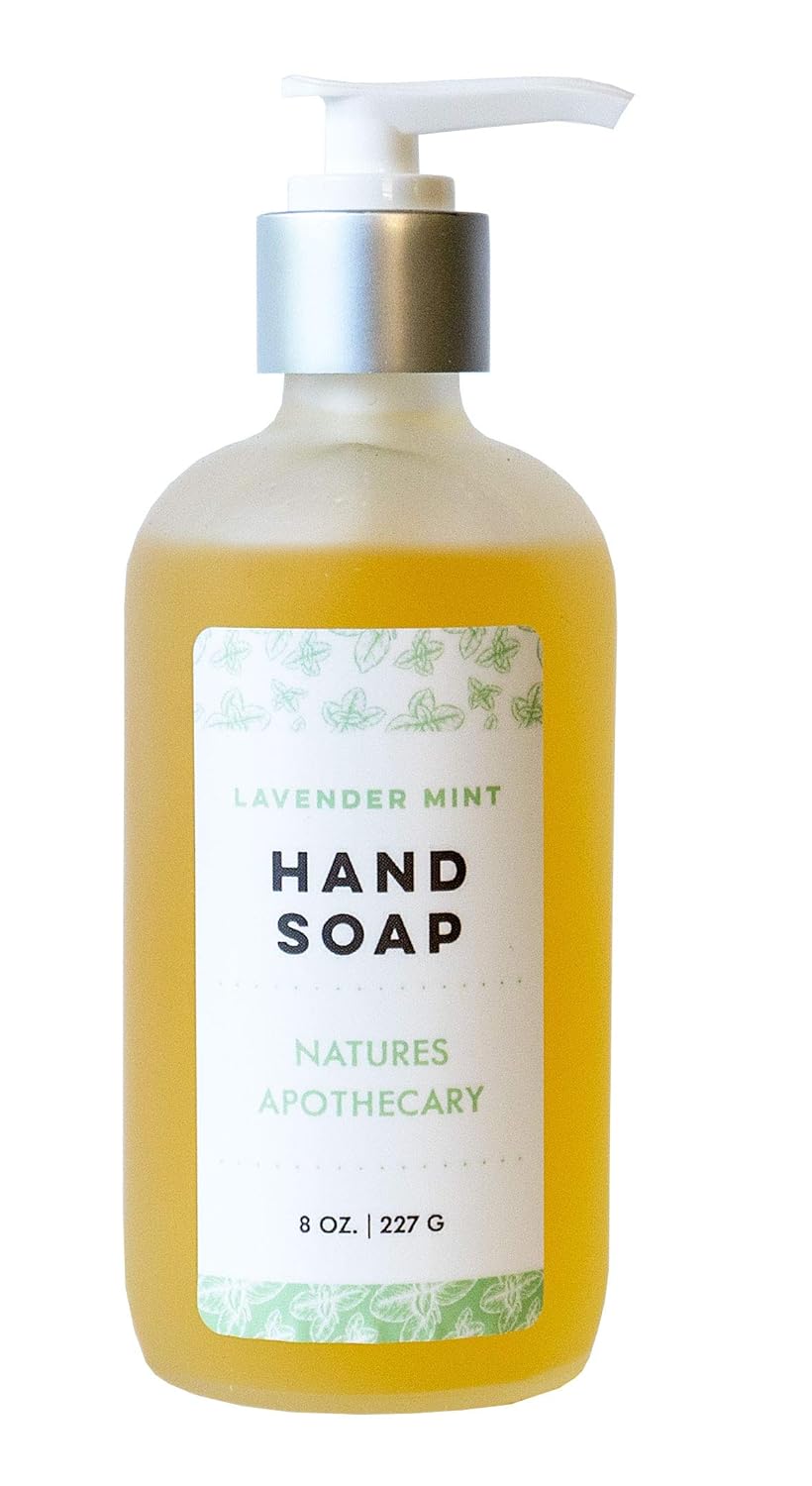 DAYSPA Body Basics Lavender Mint Eco-Friendly Refillable Liquid Soap - Vegan, Sulfate-Free, Hypoallergenic, All-Natural, Plant-Derived, Made in USA, 64oz / Half Gallon Refill