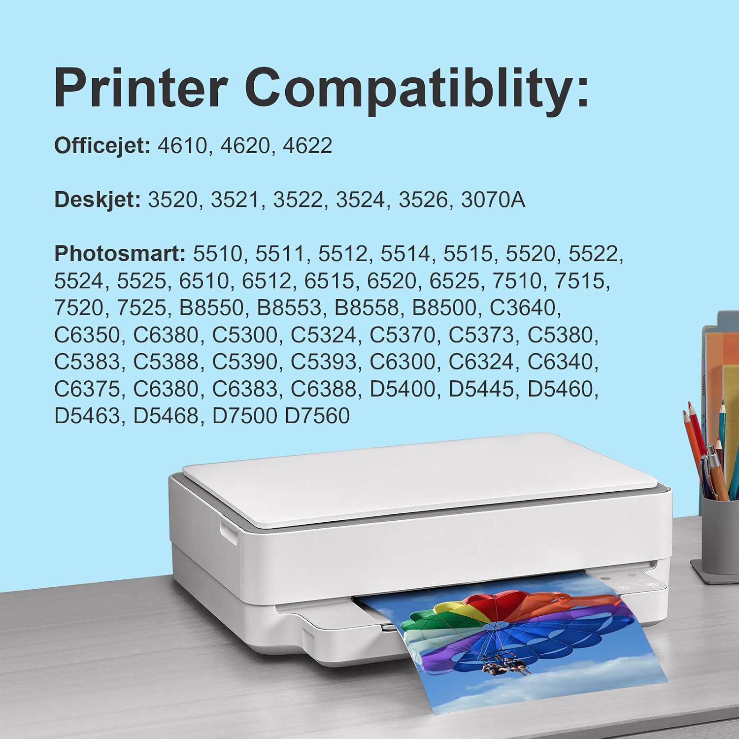 DOUBLE D 364XL Black Ink Cartridges Replacement for HP 364 Ink Work for HP Photosmart 5510 5520 5522 6520 7510 B010a B8550 C5370 C5388 C6324 - Image 4