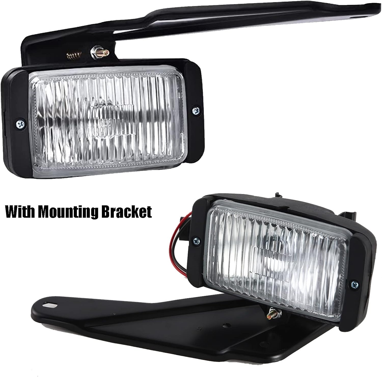 APSVE Fog Light with Bulbs Compatible with Chevy GMC Model | 1988-1999 C1500 C2500 C3500 K1500 K2500 K3500 and More | Driver and Passenger Side