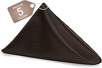 Vista 561 de Ultimate Textile -1 docena - Reversible Shantung Satin - Majestic - Servilletas de tela Majestic de 17 x 17 pulgadas color azul pizarra